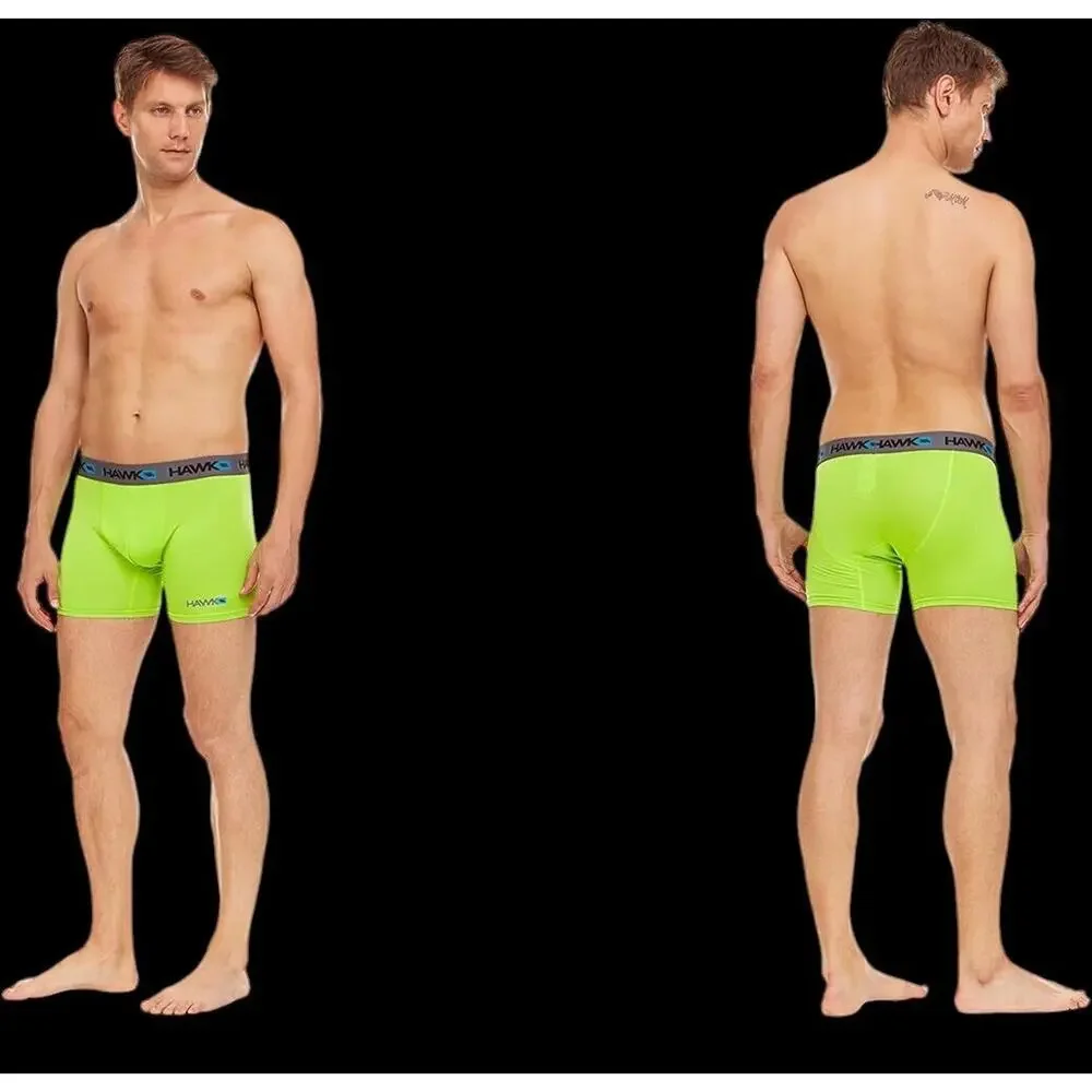 4 Pack TONY HAWK Boxer Briefs Sz‎ L Performance Stretch CONTURED POUCH Colorful